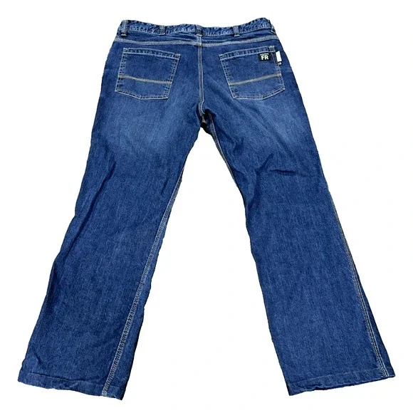 Wolverine Men Fire Resistant Stretch Denim Pants 38/30 - Picture 8 of 16
